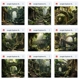 Ultimate Jungle Explorer Background Bundle