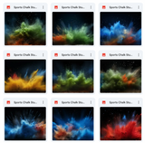 Ultimate Sports Chalk Studio Background Bundle