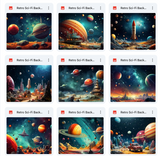 Ultimate Retro Sci-Fi Background Bundle