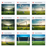 Ultimate Soccer Field Background Bundle