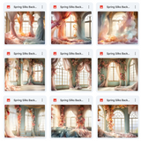 Ultimate Spring Silks Background Bundle