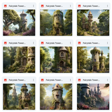 Ultimate Fairytale Tower Background Bundle