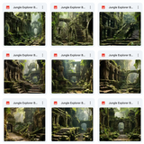Ultimate Jungle Explorer Background Bundle