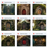 Ultimate Castle Door Background Bundle