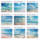 Ultimate Beach Day Background Bundle