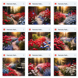 Ultimate Patriotic Path Background Bundle