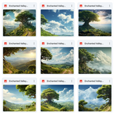 Ultimate Enchanted Valley Background Bundle