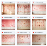 Ultimate Pink Room Background Bundle