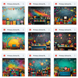 Ultimate Primary School Background Bundle