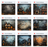 Ultimate Fine Art Halloween Background Bundle