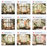 Ultimate Spring Greenhouse Background Bundle
