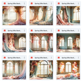 Ultimate Spring Silks Background Bundle