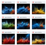 Ultimate Sports Chalk Studio Background Bundle