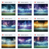 Ultimate Stadium Lights Background Bundle