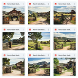 Ultimate Ranch Gate Background Bundle