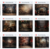 Ultimate Fine Art Room Background Bundle