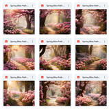 Ultimate Spring Bliss Path Background Bundle