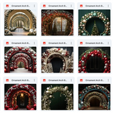 Ultimate Ornaments Arch Background Bundle