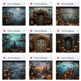 Ultimate Fine Art Halloween Background Bundle