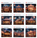 Ultimate Fireworks Stand Background Bundle