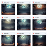 Ultimate Eerie Path Background Bundle
