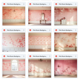 Ultimate Pink Room Background Bundle