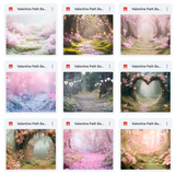 Ultimate Valentine Path Background Bundle