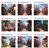 Ultimate Wonderland Path Background Bundle