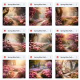 Ultimate Spring Bliss Path Background Bundle