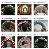 Ultimate Ornaments Arch Background Bundle