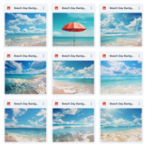 Ultimate Beach Day Background Bundle