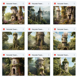 Ultimate Fairytale Tower Background Bundle