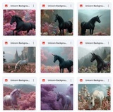 Ultimate Unicorn Background Bundle