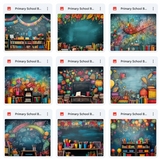 Ultimate Primary School Background Bundle