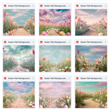 Ultimate Easter Path Background Bundle