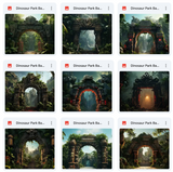 Ultimate Dinosaur Park Background Bundle