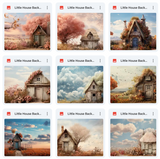 Ultimate Little House Background Bundle