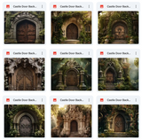 Ultimate Castle Door Background Bundle