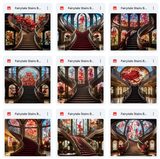 Ultimate Fairytale Stairs Background Bundle