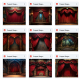 Ultimate Puppet Stage Background Bundle