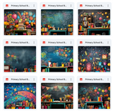 Ultimate Primary School Background Bundle