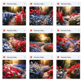 Ultimate Patriotic Path Background Bundle