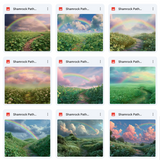 Ultimate Shamrock Path Background Bundle