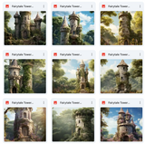 Ultimate Fairytale Tower Background Bundle