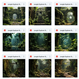 Ultimate Jungle Explorer Background Bundle