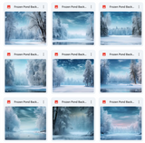 Ultimate Frozen Pond Background Bundle