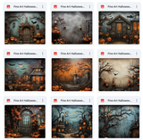 Ultimate Fine Art Halloween Background Bundle
