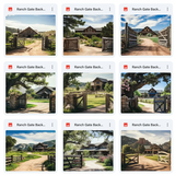 Ultimate Ranch Gate Background Bundle