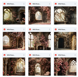 Ultimate Wild Rose Background Bundle