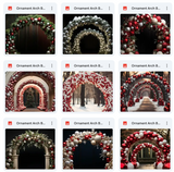 Ultimate Ornaments Arch Background Bundle